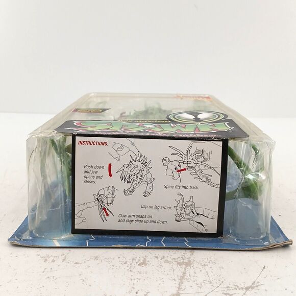 VTG Todd McFarlane Exo-Skeleton Spawn Action Figure 1996 Deluxe Edition ~ Green - Picture 4 of 12